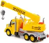 Kranwagen Kinder Spielzeug LKW PROFI gelb Schwungrad Produktbild-Vorschau 2
