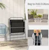 3 TLG. Bistro Set, klappbare Sitzgruppe mit 2 Stühlen & 1 Produktbild-Vorschau 3