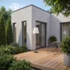 Lucande Terrassenleuchte Jaimy, schwarz, Aluminium, 150 cm Produktbild-Vorschau 4