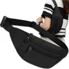 EDIBAZZAR | Marsupio sportivo per uomo e donna, borsa nera Anteprima dell’immagine prodotto 5