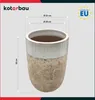 A ceramic planter with dimensions indicated by measurement lines and text. Produktbild-Vorschau