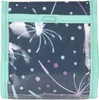 A close-up view of a wallet with a dandelion-like pattern. Anteprima dell’immagine prodotto