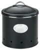 WENKO barattolo di stoccaggio Nero nero 4 L contenitore Anteprima dell’immagine prodotto 1