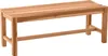 A wooden bench on a white background. Produktbild-Vorschau
