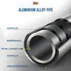 A cross-section diagram of an aluminum alloy pipe, illustrating its layered construction and material composition. Produktbild-Vorschau