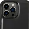 A close-up view of the camera module of a black iPhone case. Náhled obrázku produktu
