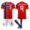#9 BRAUT HAALAND Maglia da calcio della Norvegia per i Anteprima dell’immagine prodotto 1