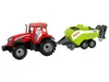 Roter Ackerschlepper mit grüner Sämaschine Friktionsantrieb Produktbild-Vorschau 2