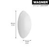 WAGNER Wandpuffer SOG WHITE 2-tlg. Set - Ø 60 x 15 mm, Produktbild-Vorschau 2