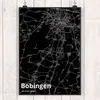 Mr. & Mrs. Panda Bild Bobingen DIN A3 - Geschenk, Plakat, Produktbild-Vorschau 2