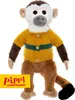 A stuffed toy monkey wearing a sweater. Produktbild-Vorschau