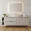 RODAN | Mobile Sottolavabo - Beige - 160 cm - Con Piano Anteprima dell’immagine prodotto 4