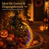 Halloween Solar Gartenlampe im Kessel-Design, wasserdichte Produktbild-Vorschau 6