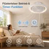 Deckenventilator mit Beleuchtung Fernbedienung APP,38W Produktbild-Vorschau 11