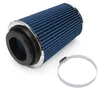 Filtro de aire cónico universal de 155 mm, color azul, para Vista previa de la imagen del producto 6