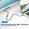 USB C Verlängerungskabel 10Gbps 60Hz Metallgehäuse in Produktbild-Vorschau 5