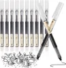 Gelschreiber, 12 Stück 0,5 mm schwarze Gelschreiber, Produktbild-Vorschau 1