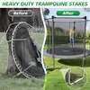 8 Stück Bodenanker Trampolin, Erdanker(Rostfrei), Erdanker Produktbild-Vorschau 6