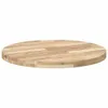 vidaXL Tischplatte Rund Ø70x4 cm Massivholz Akazie Produktbild-Vorschau 5