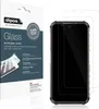 A product package for screen protectors next to a smartphone with screen protectors applied. Náhled obrázku produktu