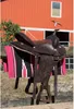 Tapis de selle NAVAJO, dimensions : environ 76 cm x 76 cm, Voir les images du produit 2
