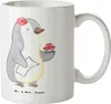 Mr. & Mrs. Panda Geschenktasse Autohändlerin Herz - Weiß - Produktbild-Vorschau 1