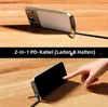 USB-C Kabel 240W Schnellladekabel mit Halterung Ständer Produktbild-Vorschau 5