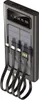 2GO Powerbank Solar 10000mAh mit LED Taschenlampe schwarz Voir les images du produit 9