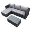 SVITA QUEENS Gartenlounge 5-teilig Polyrattan Lounge Set Produktbild-Vorschau 8