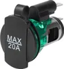 Presa elettrica EURO, 12/24V, 20A max Anteprima dell’immagine prodotto 1