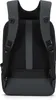 The back of a dark gray backpack is shown. Produktbild-Vorschau