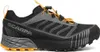 Schwarzer Scarpa Ribelle Run 2 GTX Schuh mit grauen und orangefarbenen Details und Schnellschnürung Produktbild-Vorschau