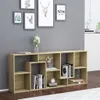 vidaXL Regał dąb sonoma 67x24x161 cm Materiał Podgląd zdjęcia produktu 10