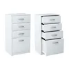 Commode 4 tiroirs finition mate, commode 45cm de large Voir les images du produit 11