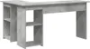 vidaXL Bureau gris béton 142 x 102 x 73 cm Bois composite Voir les images du produit 7