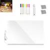 led zeichenbrett,Acryl Notiztafel mit 7 Farben Stift,Mit Produktbild-Vorschau 1