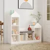 121x30x107cm Kinderregal mit 6 Fächern und Produktbild-Vorschau 7