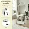SONGMICS Ganzkörperspiegel mit Vergrößerungsspiegel, Produktbild-Vorschau 6