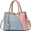 OKWISH Damen Leder Handtasche, Umhängetasche mit Henkel, Produktbild-Vorschau 1