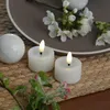 LED Teelichter LINA - Rustik-Optik - Echtwachs - Timer - Produktbild-Vorschau 3