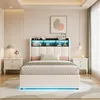 INONEFT Polsterbett 90x200cm mit LED und USB Typ-C, Produktbild-Vorschau 2