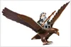 A Lego figure of Gandalf riding a large eagle. Produktbild-Vorschau