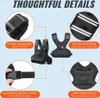 Diagram showing the features of a weighted vest. Náhled obrázku produktu