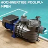Pool Pumpe 10800 l/h 180 W Schwimmbadpumpe Filterpumpe Produktbild-Vorschau 2