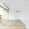 A top-down view of a shower enclosure with a white shower tray and glass panels. Produktbild-Vorschau