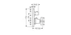 Thermostat AXOR CITTERIO UP m Abstellventil und Kreuzgriff Produktbild-Vorschau 3