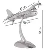 Wohnling Design Deko Flugzeug Propeller aus Aluminium Farbe Produktbild-Vorschau 2