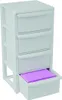 Szafka 4 Szuflady 39X38.5X80.5Cm Biała Podgląd zdjęcia produktu 2