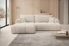 Ecksofa TREVIO Links in Beige Stoff TILIA-Cord  260 × 93 x Produktbild-Vorschau 2