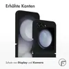Accezz Liquid Silikoncase Samsung Galaxy Z Flip 5 - Schwarz Produktbild-Vorschau 5